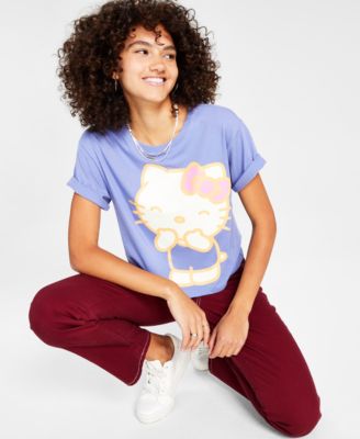 Love Tribe - Juniors' Hello Kitty Graphic Crop Top