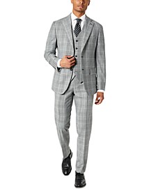 Men's Slim-Fit Vested Wool Suit