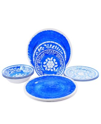 Nelly Melamine 12 Pc. Dinnerware Set, Service for 4
