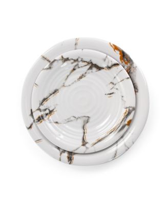 Silvana Melamine 12 Pc. Dinnerware Set, Service for 4