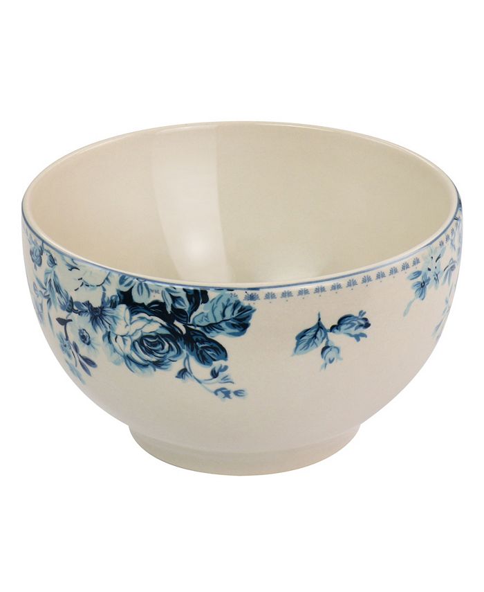 Elama Floral Violet 16 Piece Dinnerware Set, Service for 4 Macy's