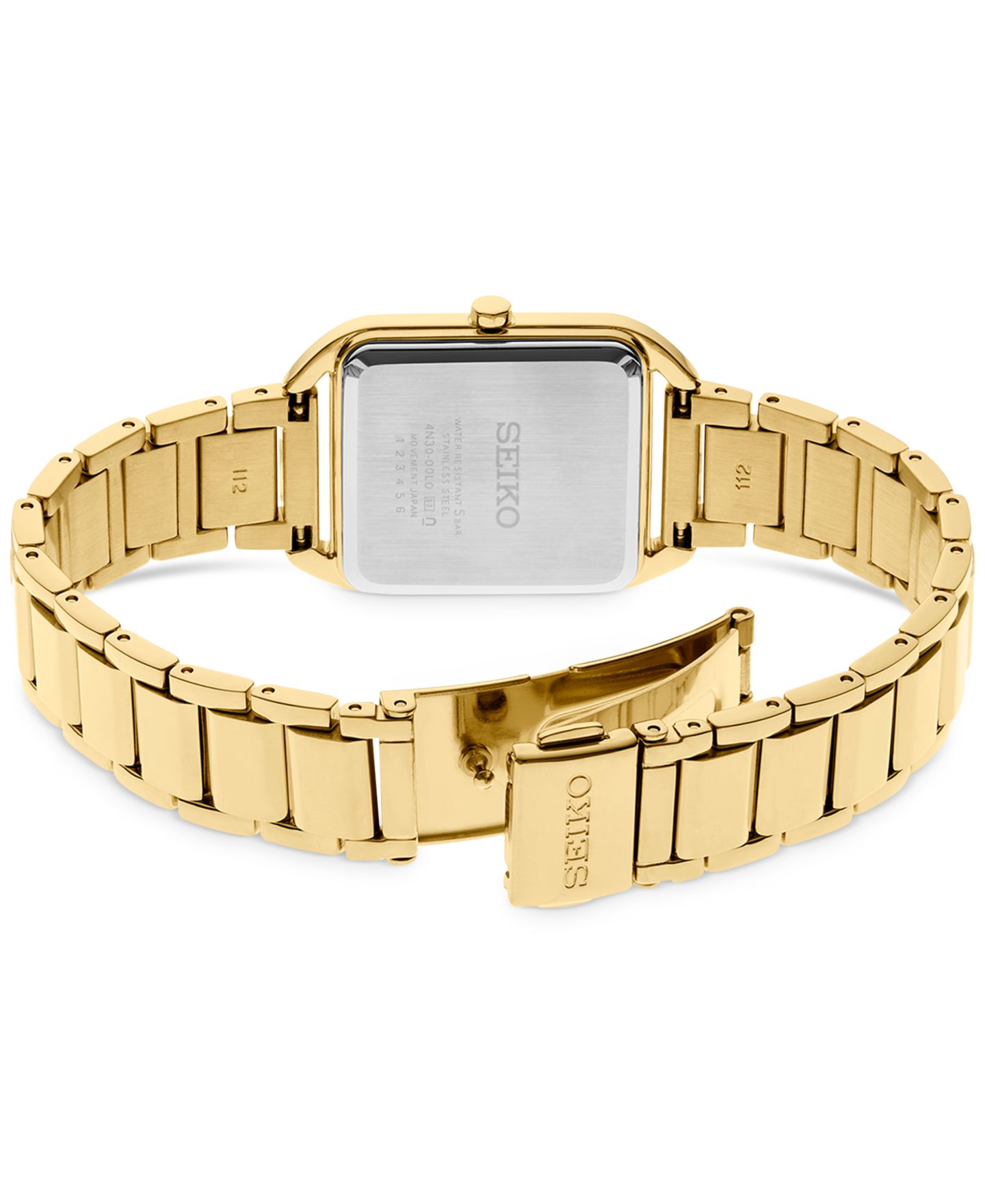 Женские часы Seiko Essentials Gold-Tone Stainless Steel Bracelet Watch 26mm — фото 3