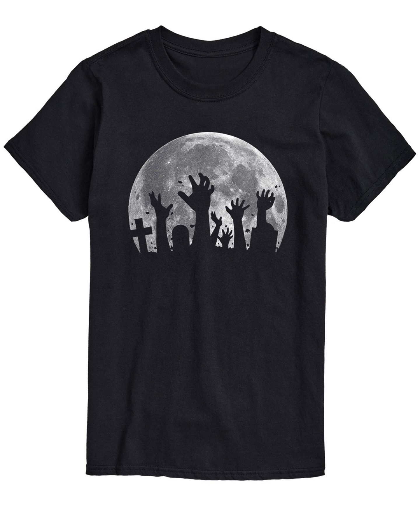 Мужская футболка AIRWAVES Zombie Hands Classic Fit, цвет: Чёрный — фото 1