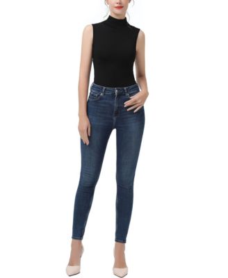 Women's Turtleneck Sleeveless Bodysuit