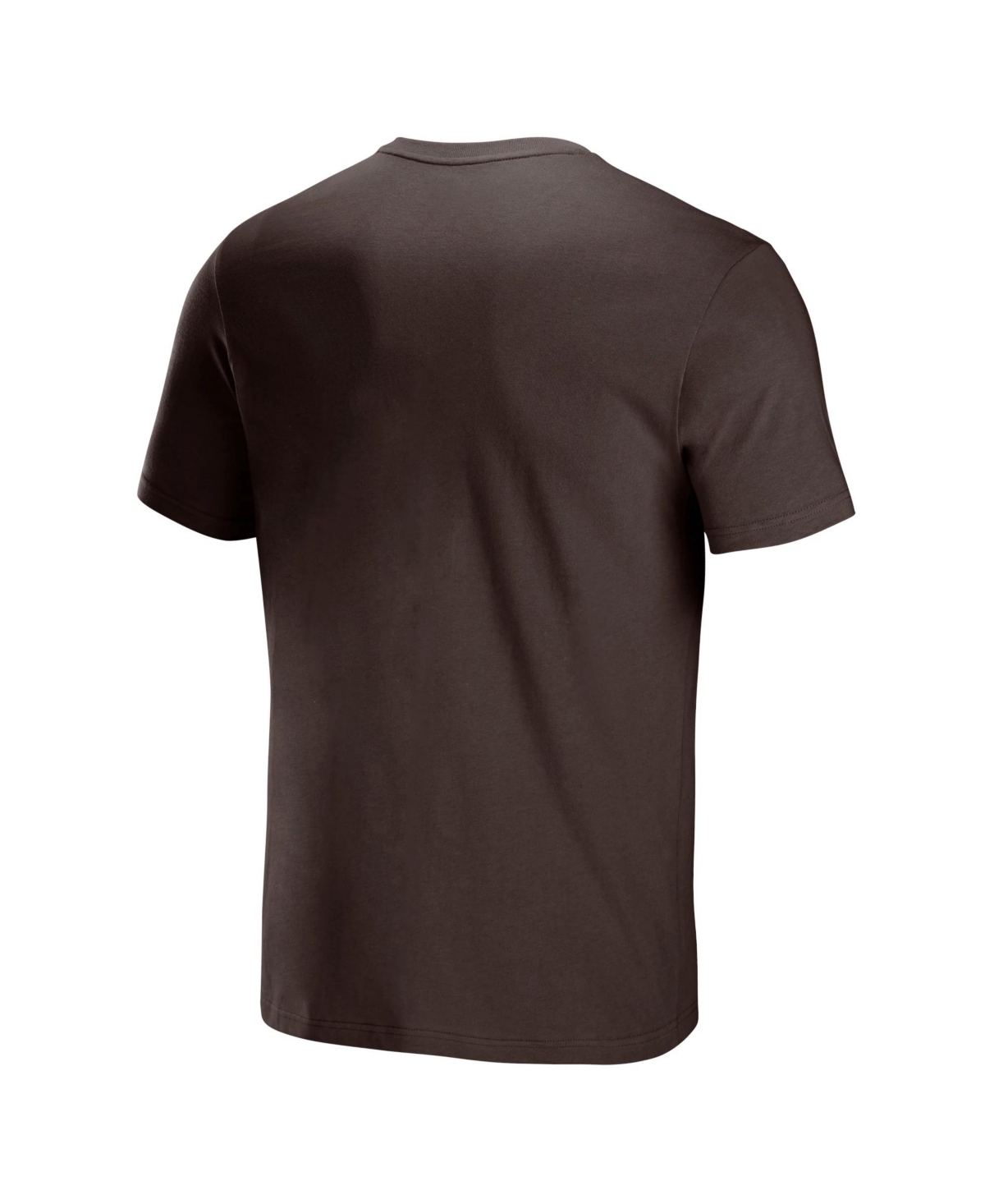 Shop Nfl Properties Men's Nfl X Staple Black Cleveland Browns Lockup Logo Short Sleeve T-shirt