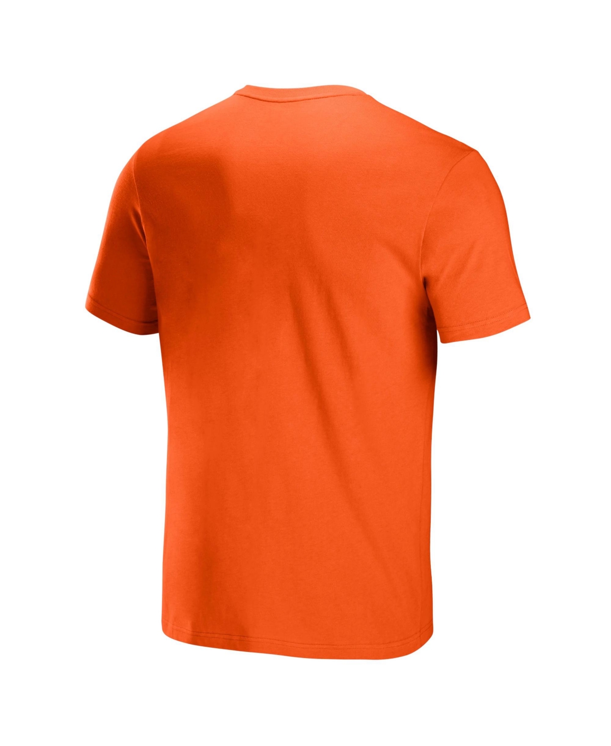 Shop Nfl Properties Men's Nfl X Staple Orange Denver Broncos Lockup Logo Short Sleeve T-shirt