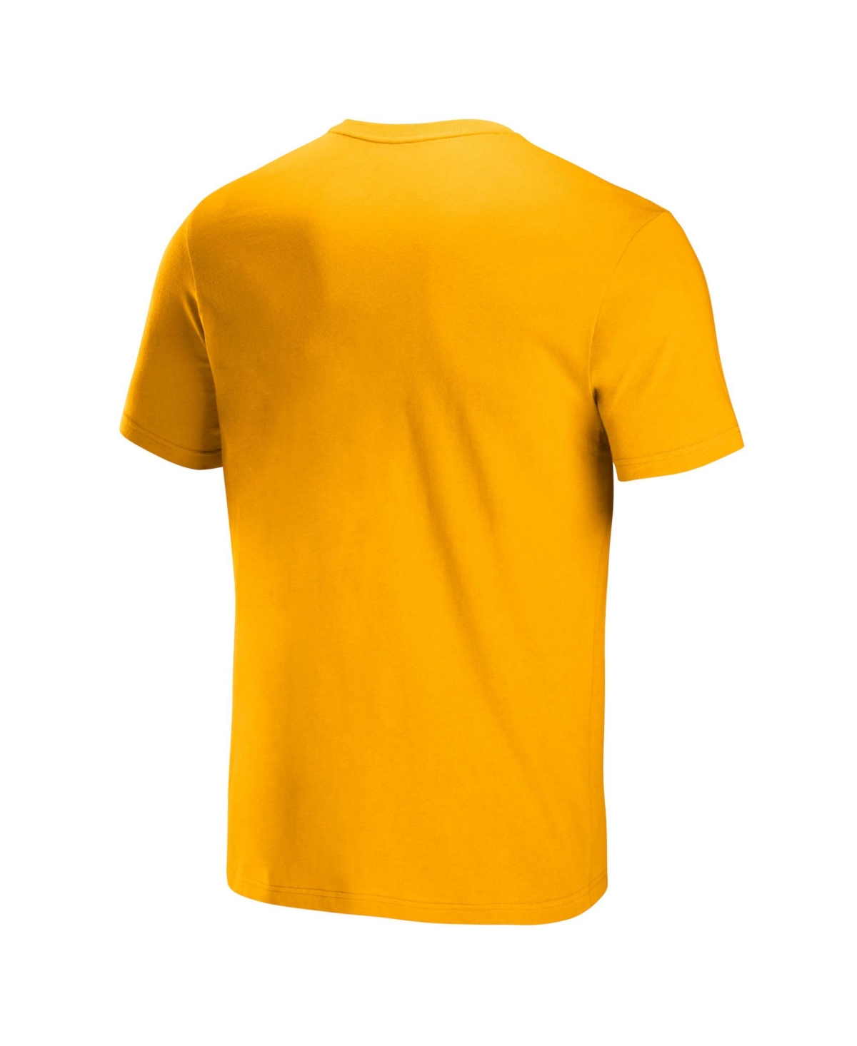 Shop Nfl Properties Men's Nfl X Staple Yellow Washington Commanders Lockup Logo Short Sleeve T-shirt