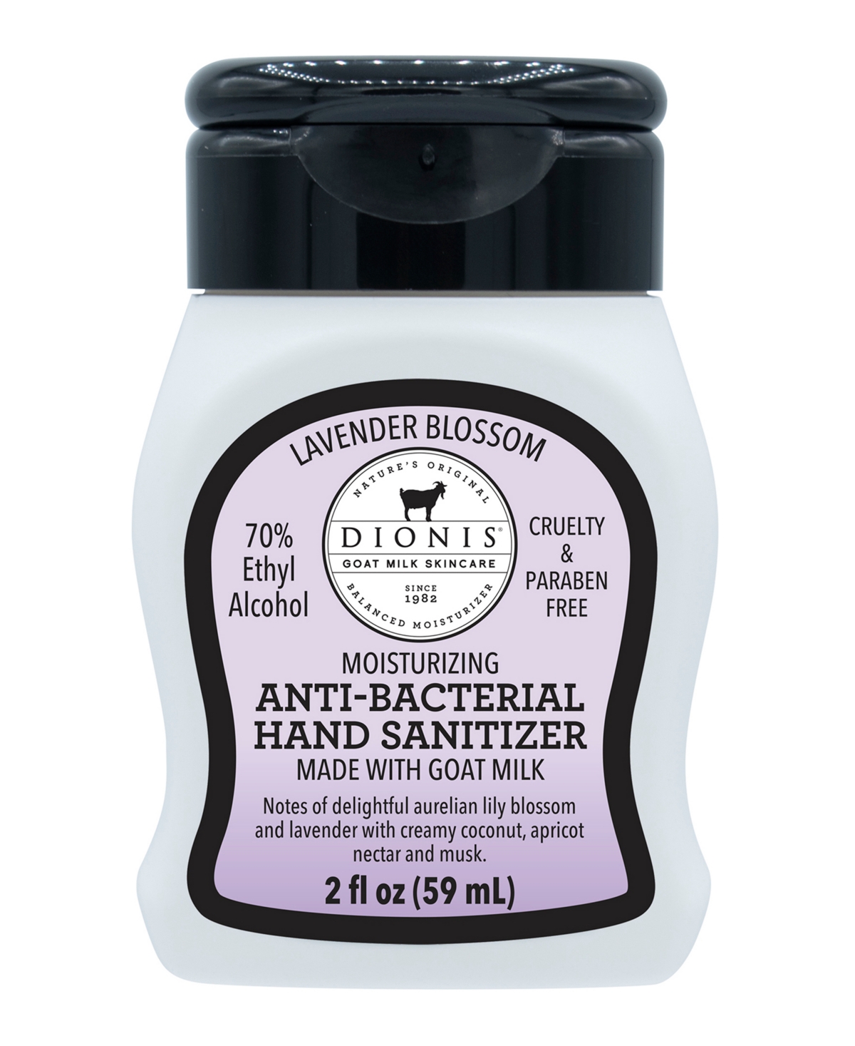 Dionis Lavender Blossom Goat Milk Hand Sanitizer, 2 oz.
