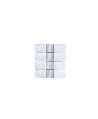 Rope Stripe Border Bath Towels
