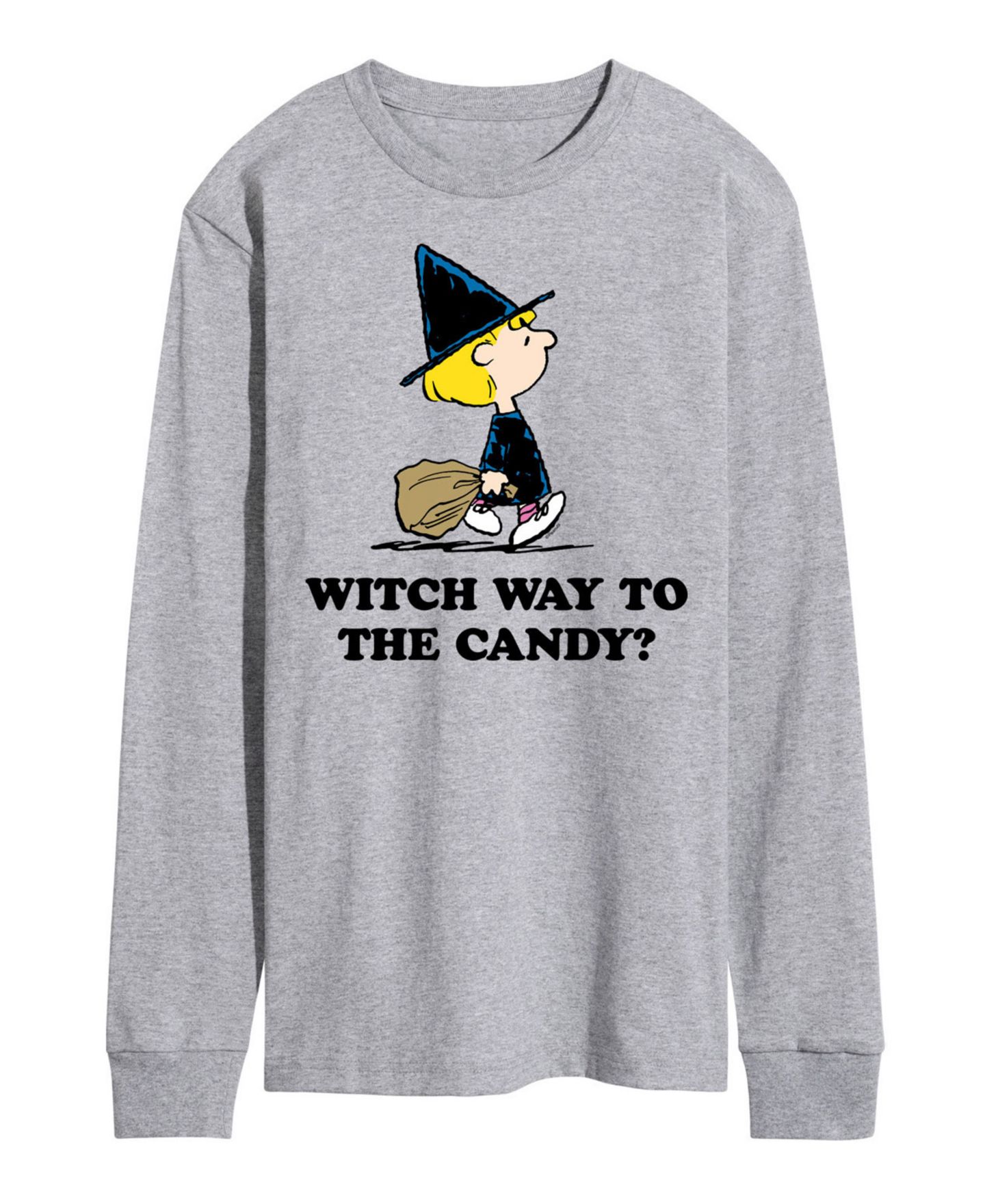 Мужская футболка AIRWAVES Peanuts Witch Way to Candy, цвет: Серый — фото 1