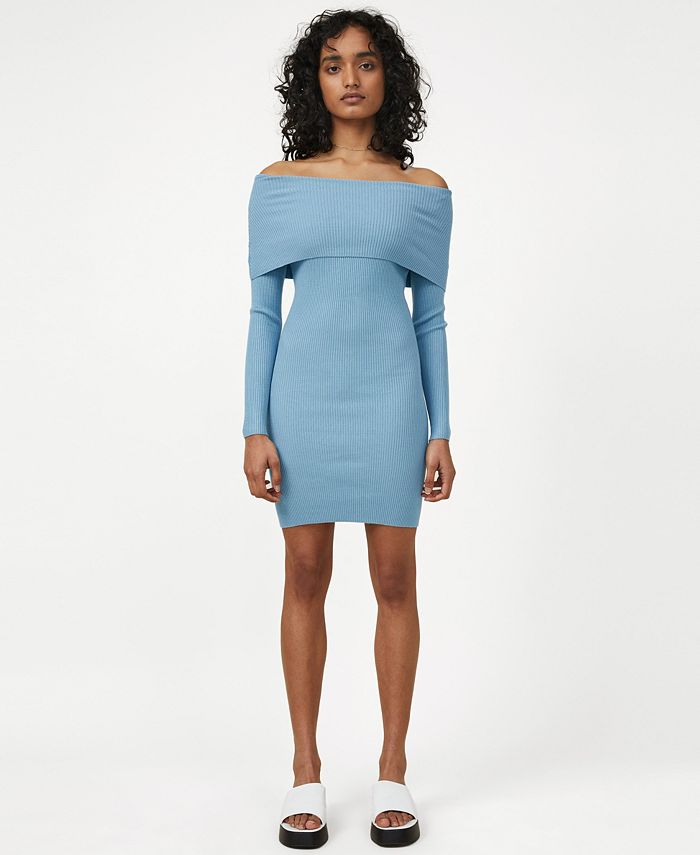 Macy's off discount shoulder sweater