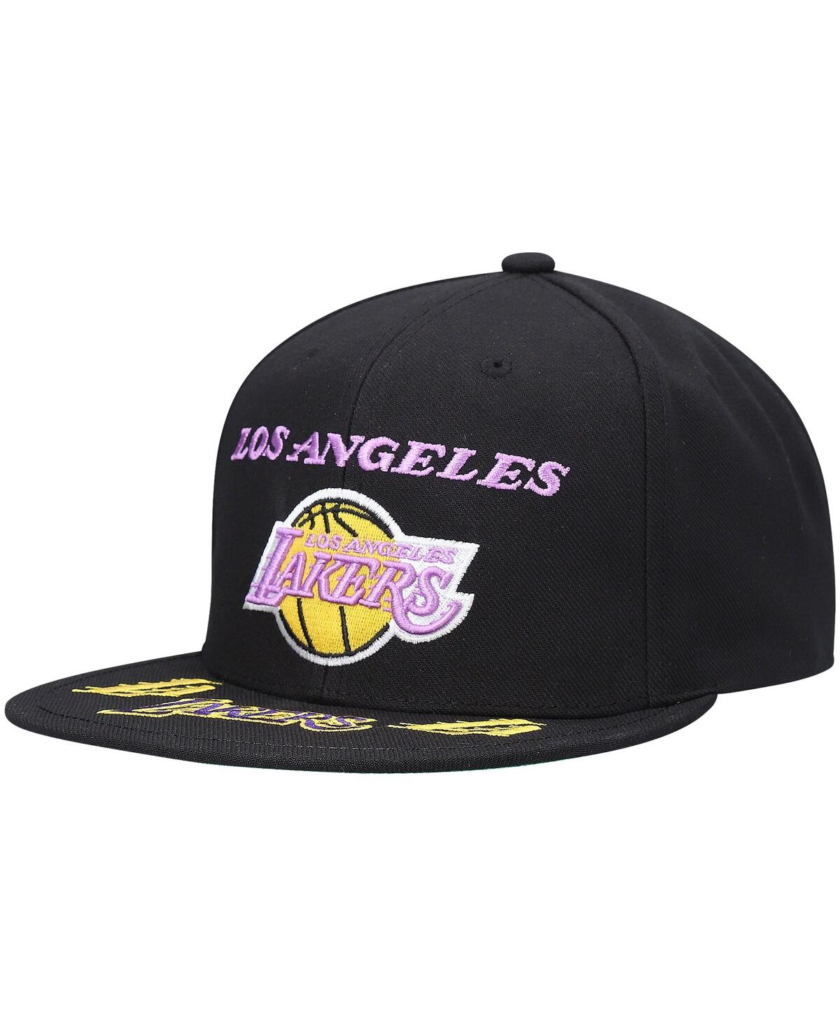 Lids Los Angeles Lakers Mitchell & Ness Hardwood Classics 2-Tone  Chain-Stitch Snapback Hat - Cream/Purple