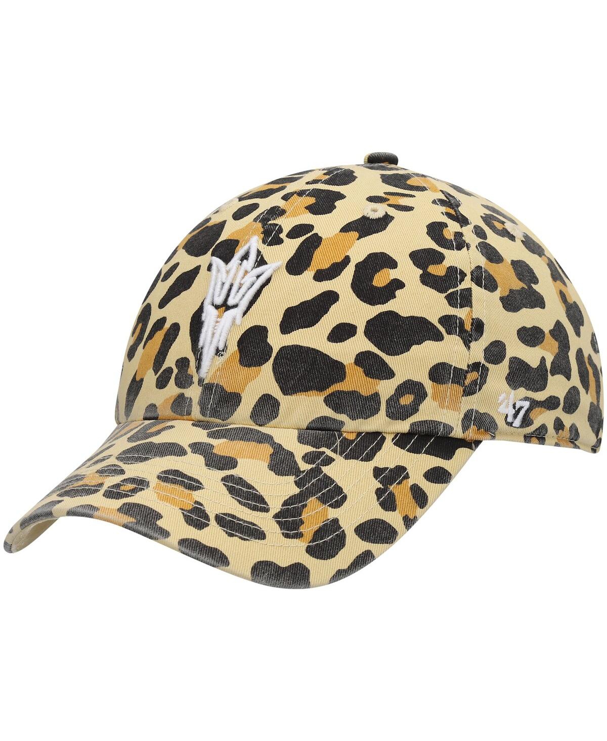 47 Brand Women's '47 Gold Arizona State Sun Devils Bagheera Clean Up Adjustable Hat In Gold