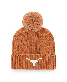 Women's '47 Texas Orange Texas Longhorns Bauble Cuffed Knit Hat with Pom