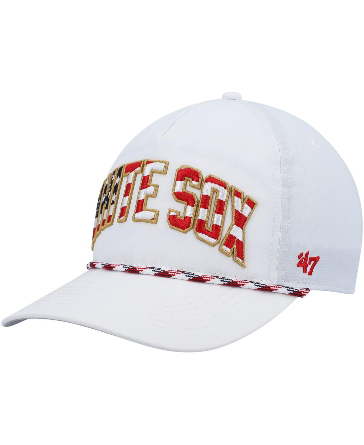 47 Brand Men's '47 White Chicago White Sox Flag Flutter Hitch Snapback Hat