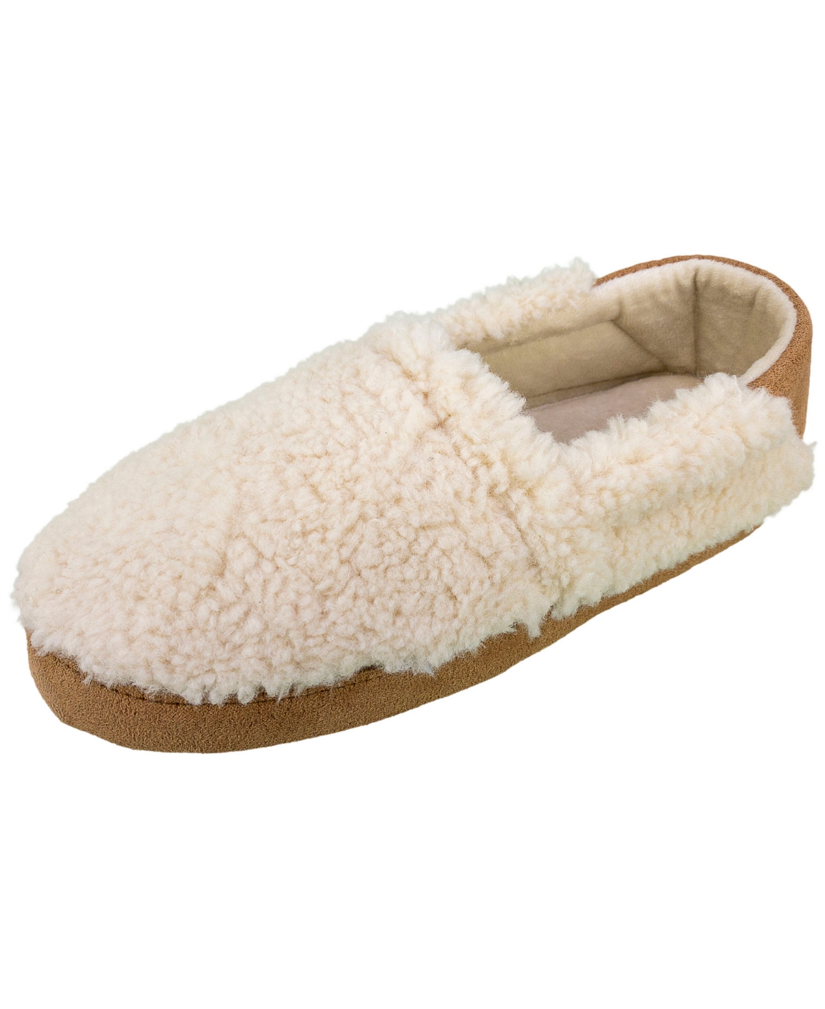 Shop Izod Women's Yara Sherpa A-line Slippers In Ivory