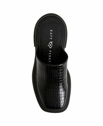 Flats Dama Efe Mule Negro Punta Puntiaguda Para Mujer | Envío Gratis