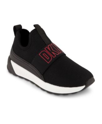 DKNY Little Boys Mesh Slip On Lightweight Logo Sneakers Macy s