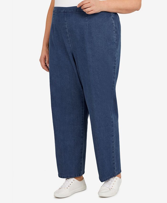 Alfred Dunner Plus Size Lake Placid PullOn Straight Leg Regular Length