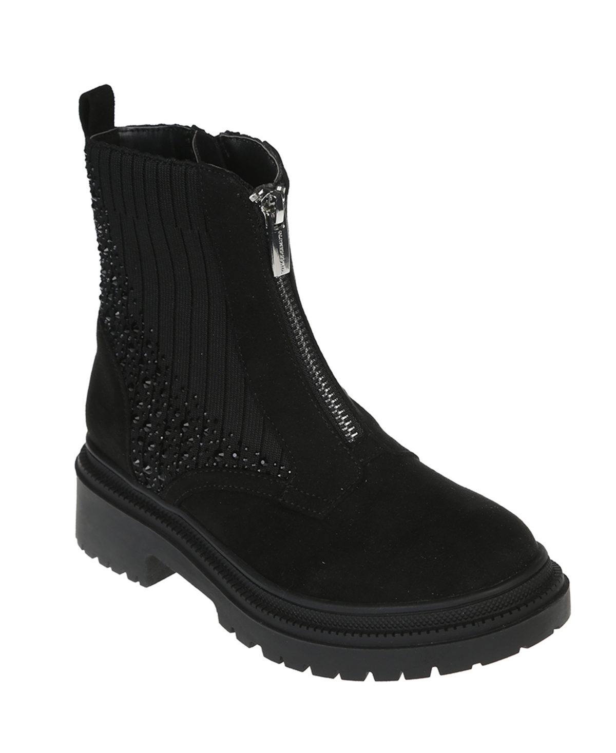 Vince Camuto Little Girls Combat Lightweight Boots In Black