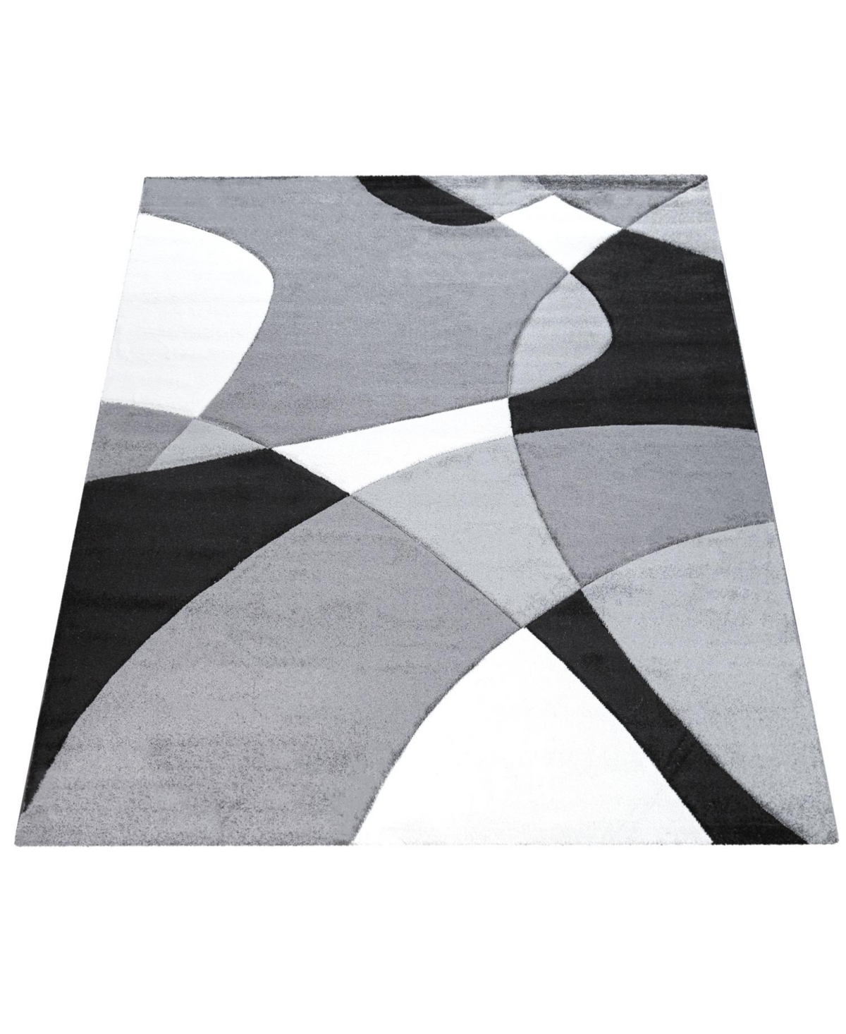 Madeira Area Rug Abstract Curved Pattern - 2ft 8in x 4ft 11in