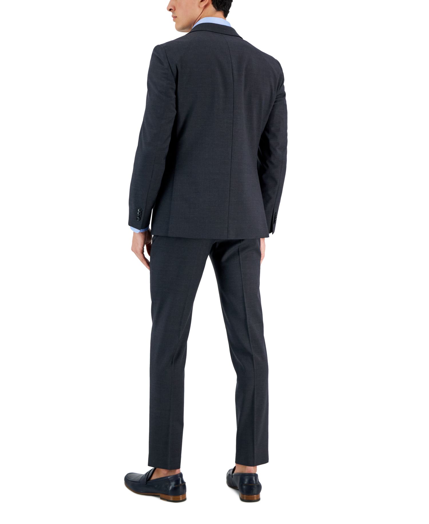 Men's Modern-Fit Wool TH-Flex Stretch Suit Separates Pant