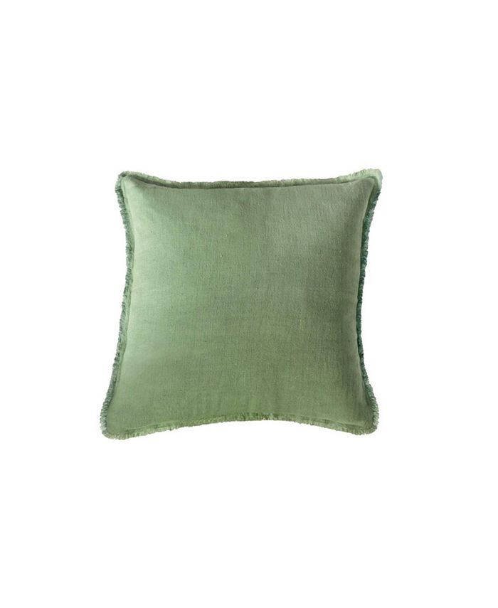Anaya Home Green Linen Down Throw Pillow Macy's