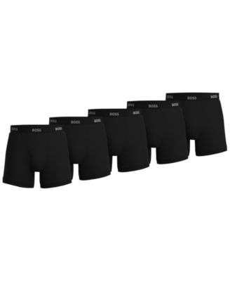 Men's 5-Pack Authentic Solid Boxer Briefs 