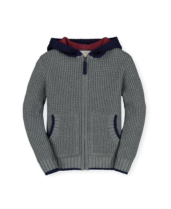 Boys zip up sweater hotsell