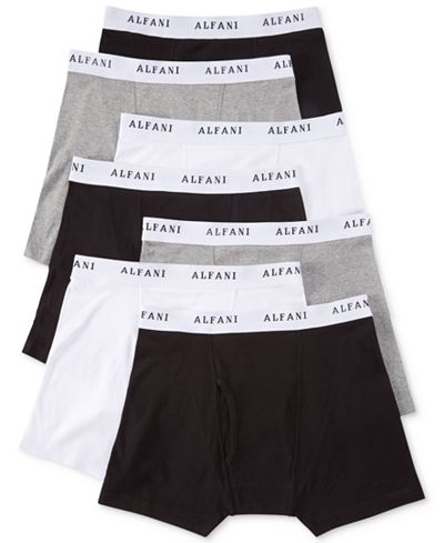 Alfani Men's Cotton Tagless Boxer Briefs 7-Pack