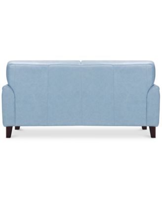 CLOSEOUT! Ashlinn 81" Tufted Pastel Leather Sofa