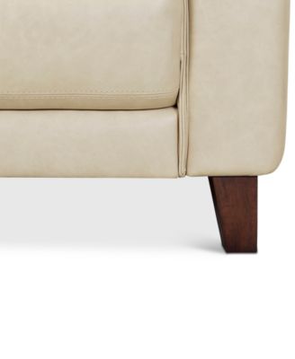 CLOSEOUT! Ashlinn 61" Tufted Pastel Leather Loveseat