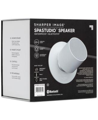 Sharper Image SpaStudio Waterproof Bluetooth Speaker
