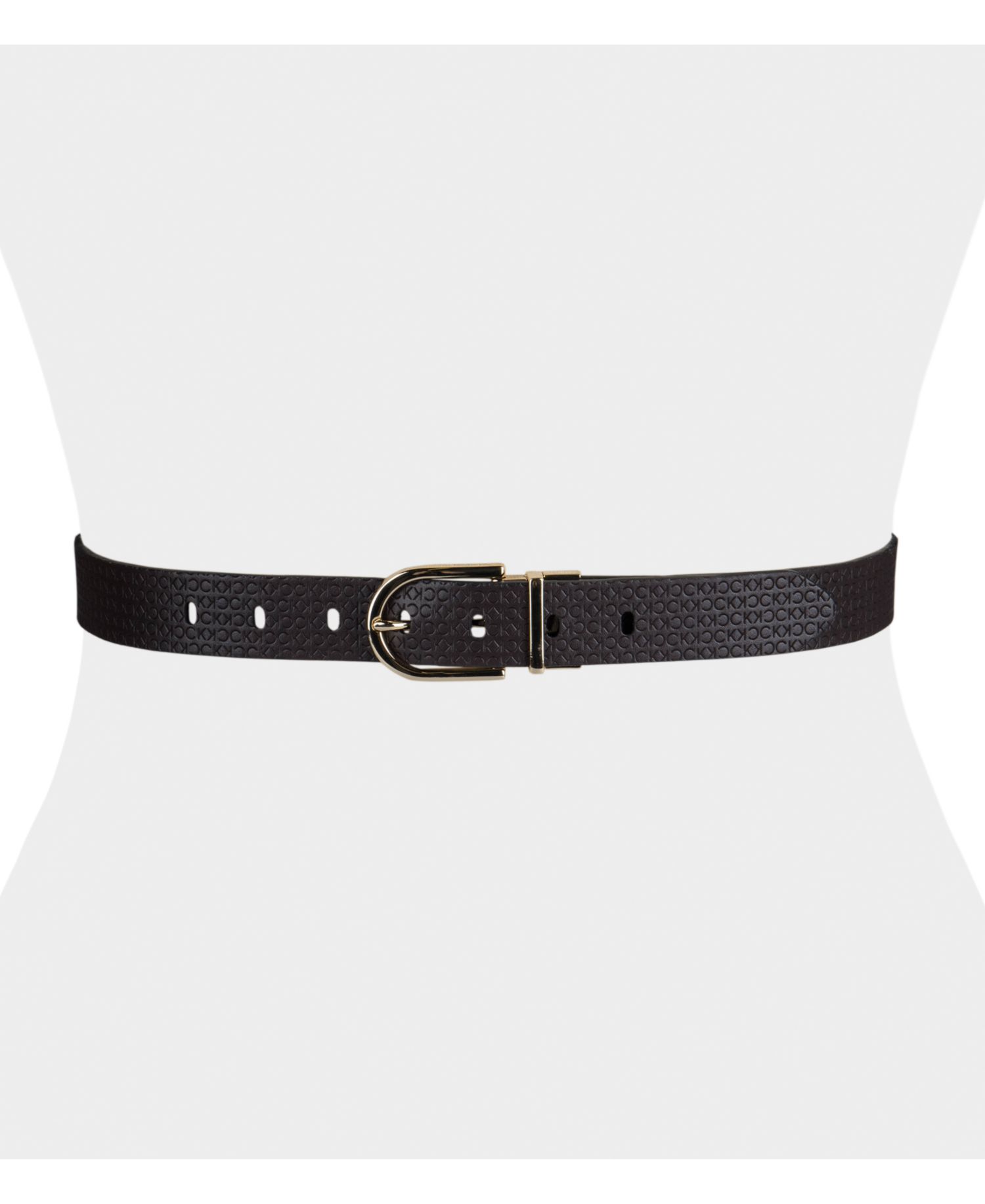 Women's Embossed Casual Reversible Belt