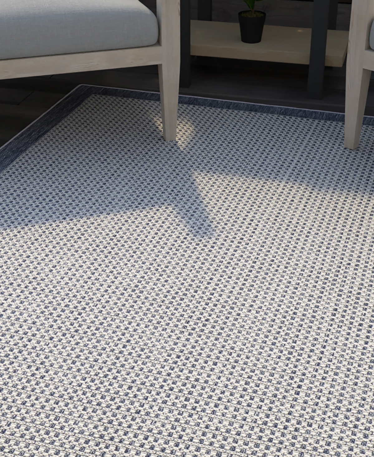 Closeout! Bb Rugs Portico PRT108 Outdoor Area Rug - Blue