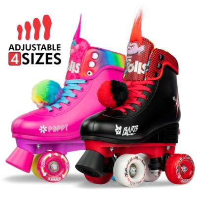 Trolls Size Adjustable Roller Skates - Barb From The Trolls Movie