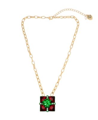 Betsey Johnson Present Pendant Necklace - Macy's