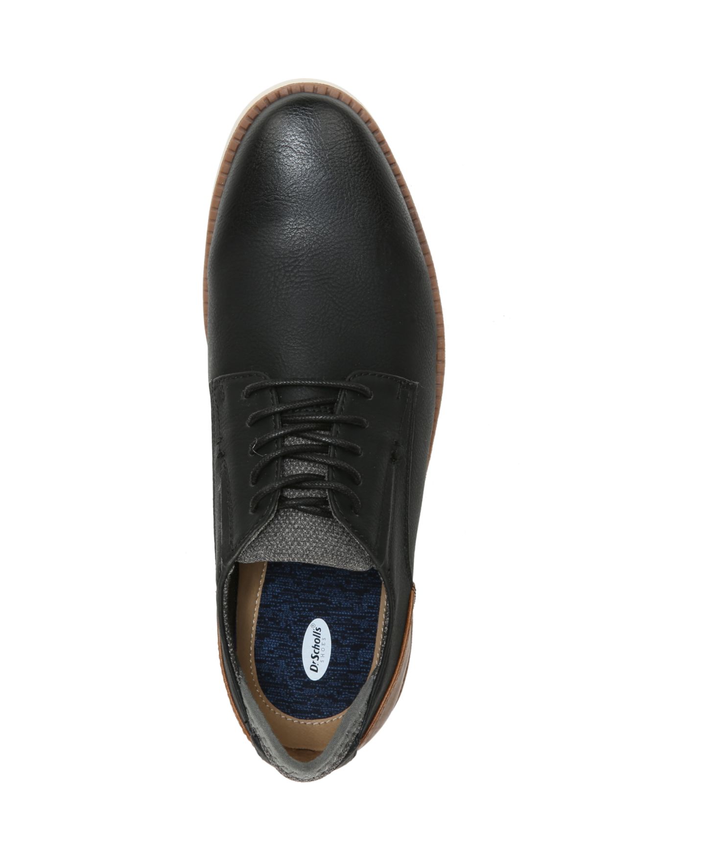 Мужские туфли Dr. Scholl's Sync2 Lace-Up Oxfords, цвет: Чёрный — фото 4
