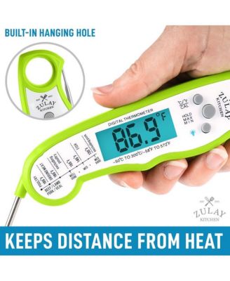 Instant Read Food Thermometer - Waterproof Digital Meat Thermometer