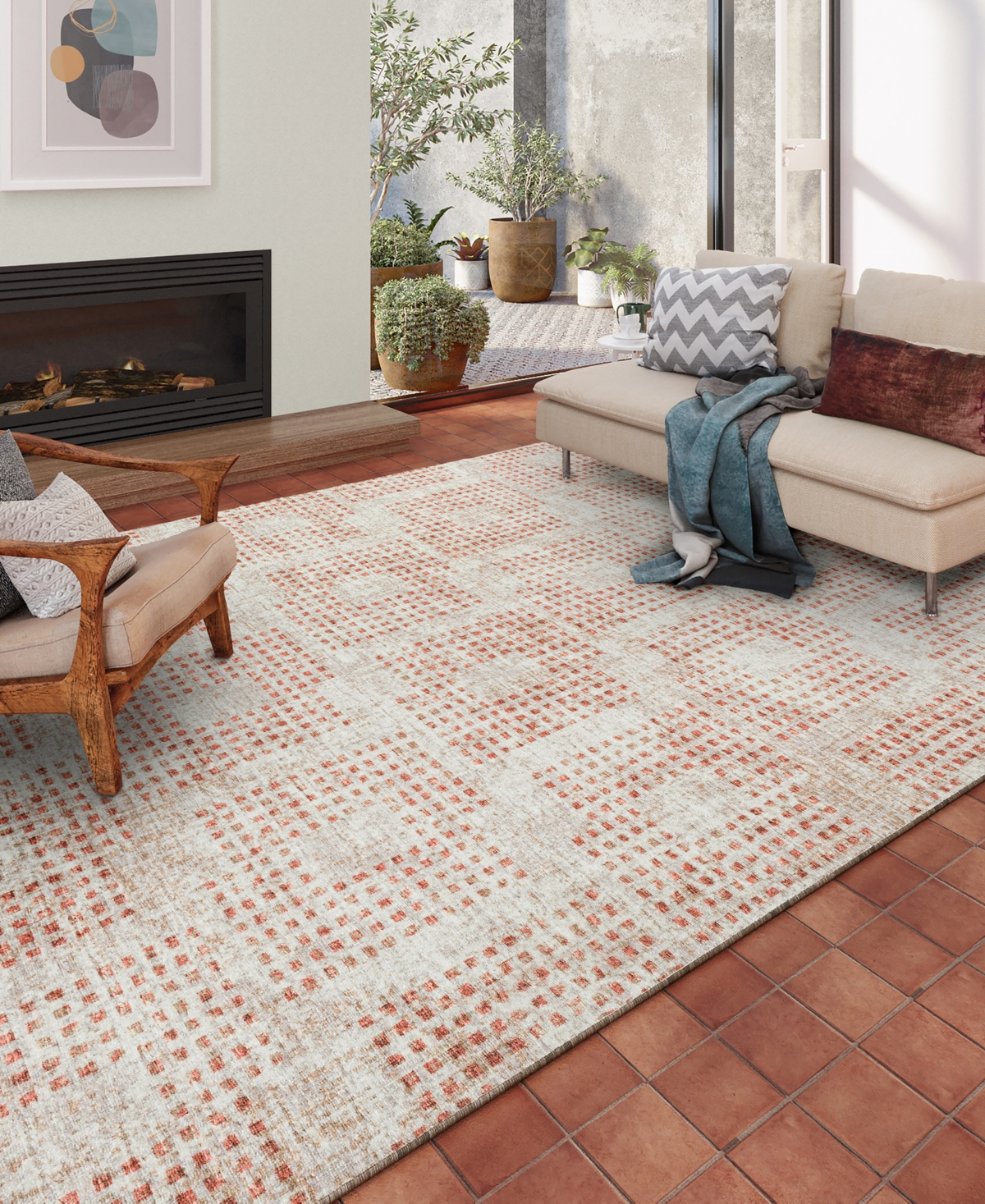 Dalyn Delano Washable DA1 3' x 5' Area Rug