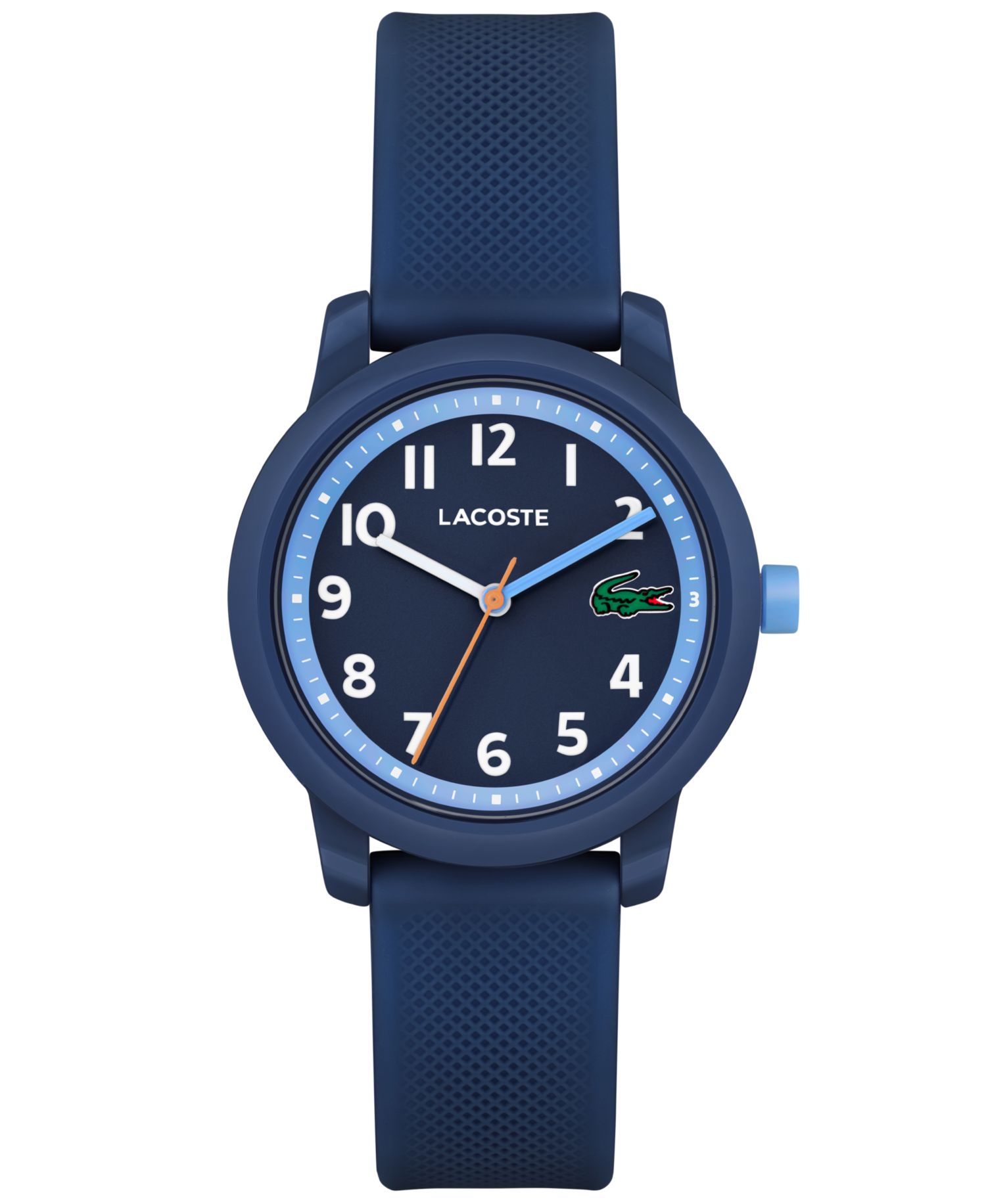 Kids L.12.12 Light Navy Silicone Strap Watch 32mm
