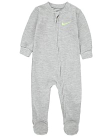 Baby Boys Swoosh Waffle Long Sleeve Footed Coverall