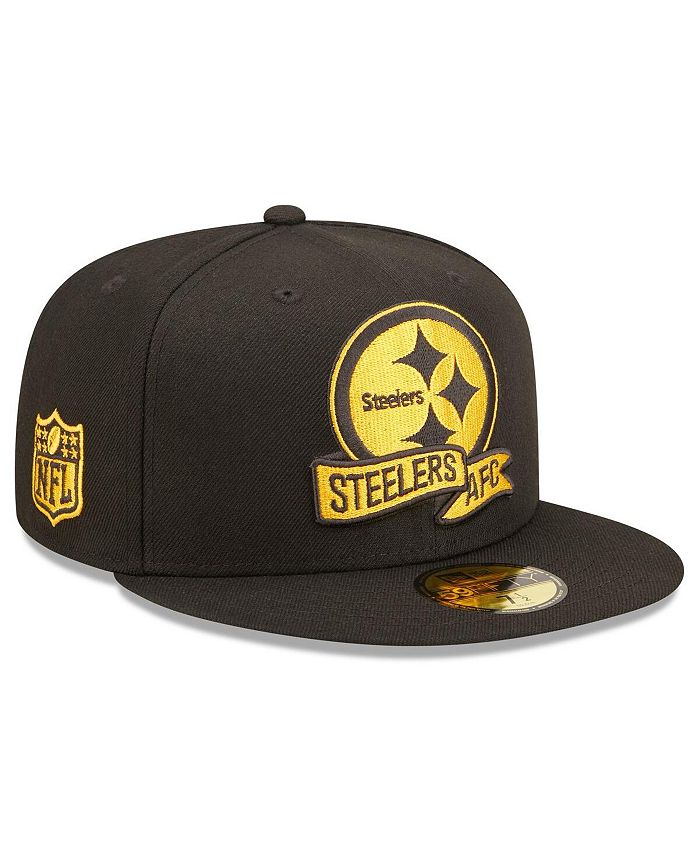 New Era Men's Black Pittsburgh Steelers 2022 Sideline 59FIFTY Pop Fitted Hat  - Macy's