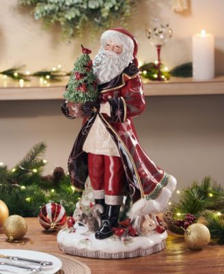 Chalet Santa Figurine