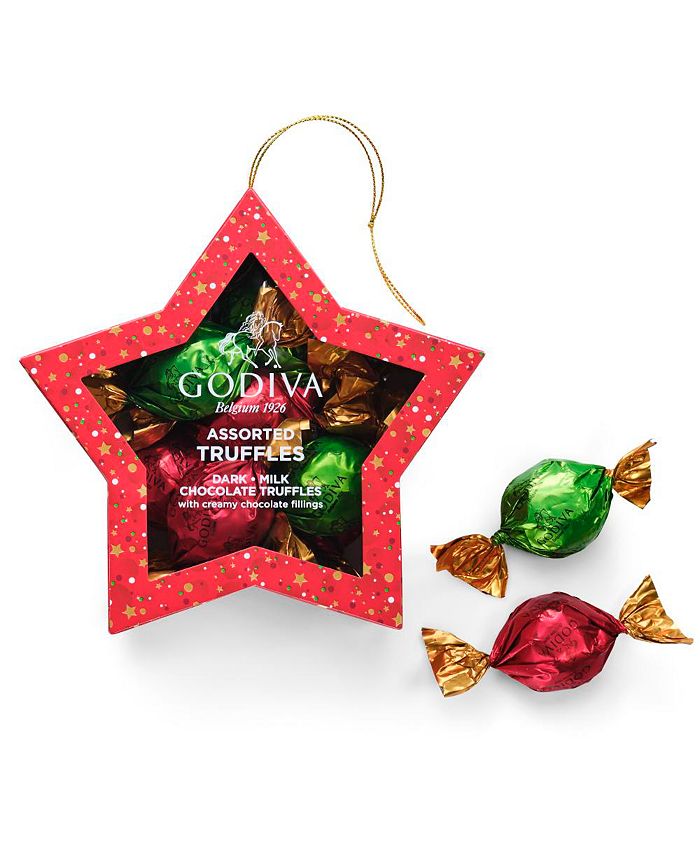 Godiva Ornament Star Chocolate Gift Box, 10 Piece Set Macy's