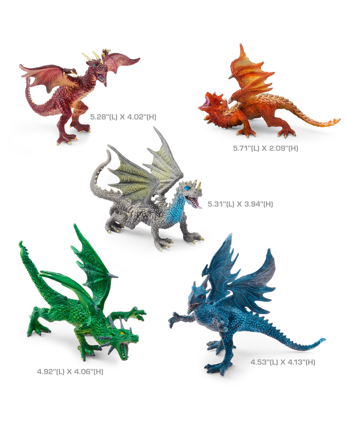 Shop Animal Zone Dragon Collectibles Set, Created For You By Toys R Us In Multi