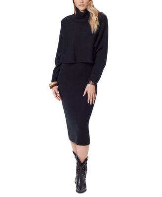 Sam Edelman - Women's Aralyn Sweater Dress & Turtleneck Topper 2-Pc. Set