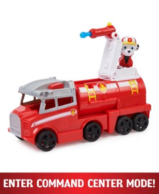 PAW Patrol Big Truck Pup's Marshall Transforming Toy Trucks with Collectible Action Figure