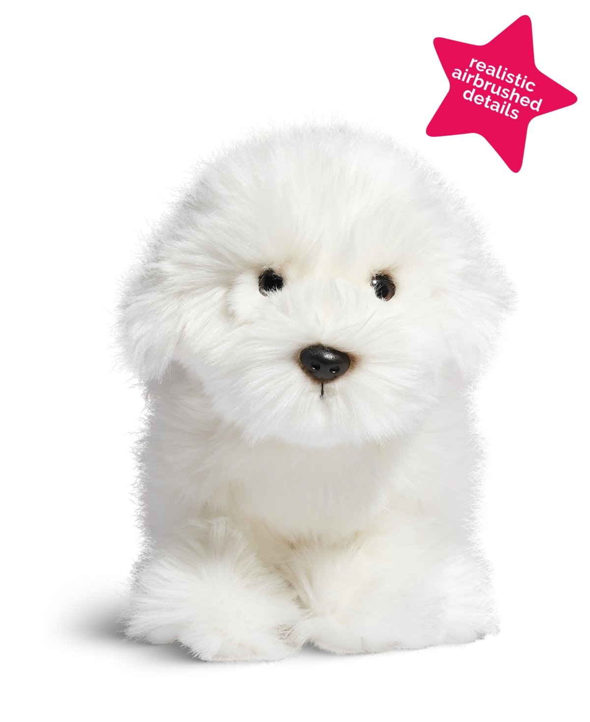 Shop Geoffrey's Toy Box 10" Maltese Puppy Dog Toy, Created For Macy's In White