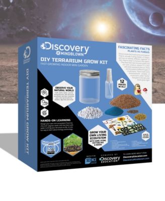 DIY Light-Up Terrarium Plants & Crystals Geodome Grow Kit - 16 Pieces 32306067177559 1800x1800